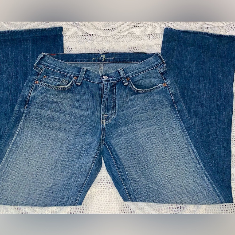 * 7 for all mankind bootcut jeans seven sz 30 *